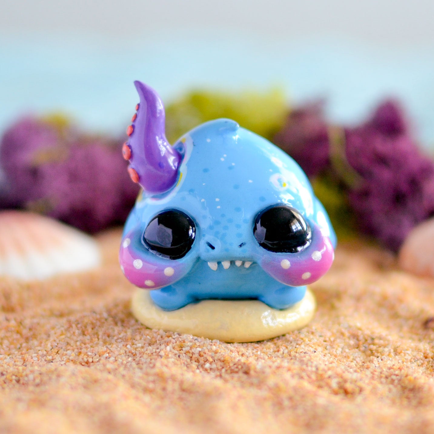 Little Shit Bigger Deal - Beasties Bites by Dear Beasties x Trash Panda, a small cartoon animal toy, limited edition collectible from Strangecat Toys.