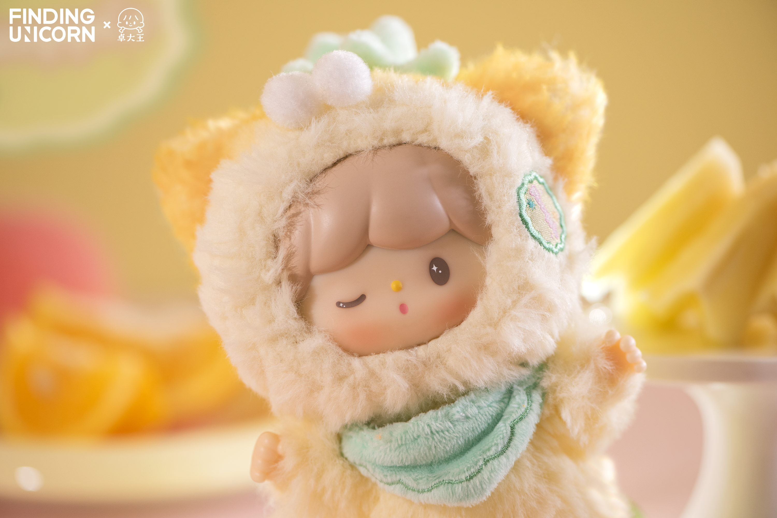 zZoton Cat Fruit Basket Blind Box Plush Series