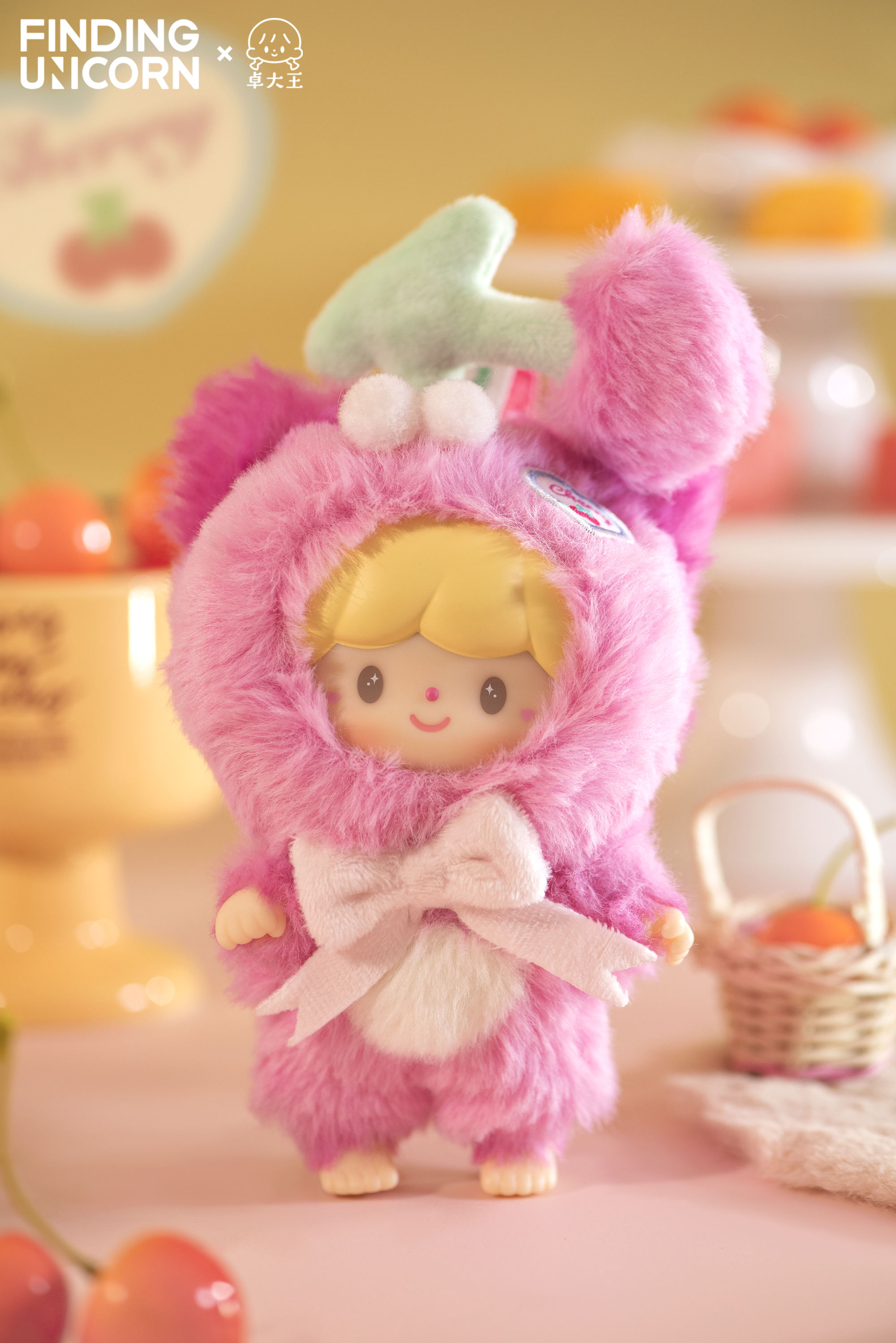 zZoton Cat Fruit Basket Blind Box Plush Series