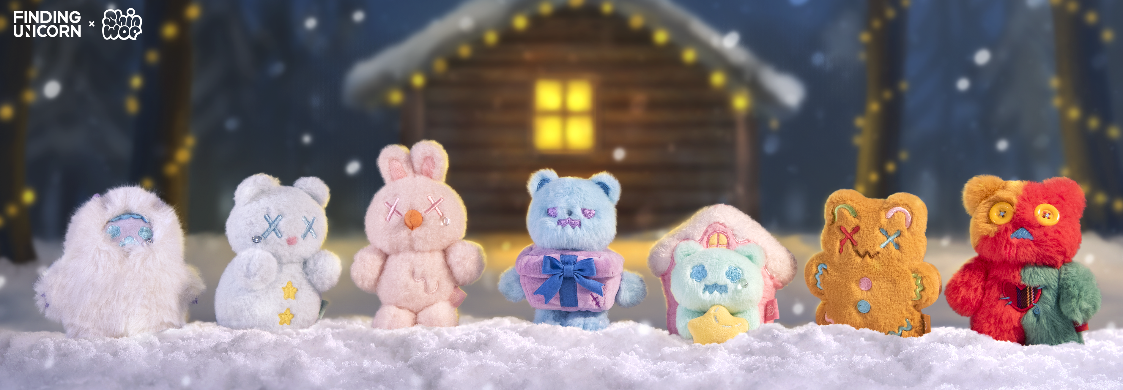 Shinwoo Cold Bear Hug Plush Blind Box Series