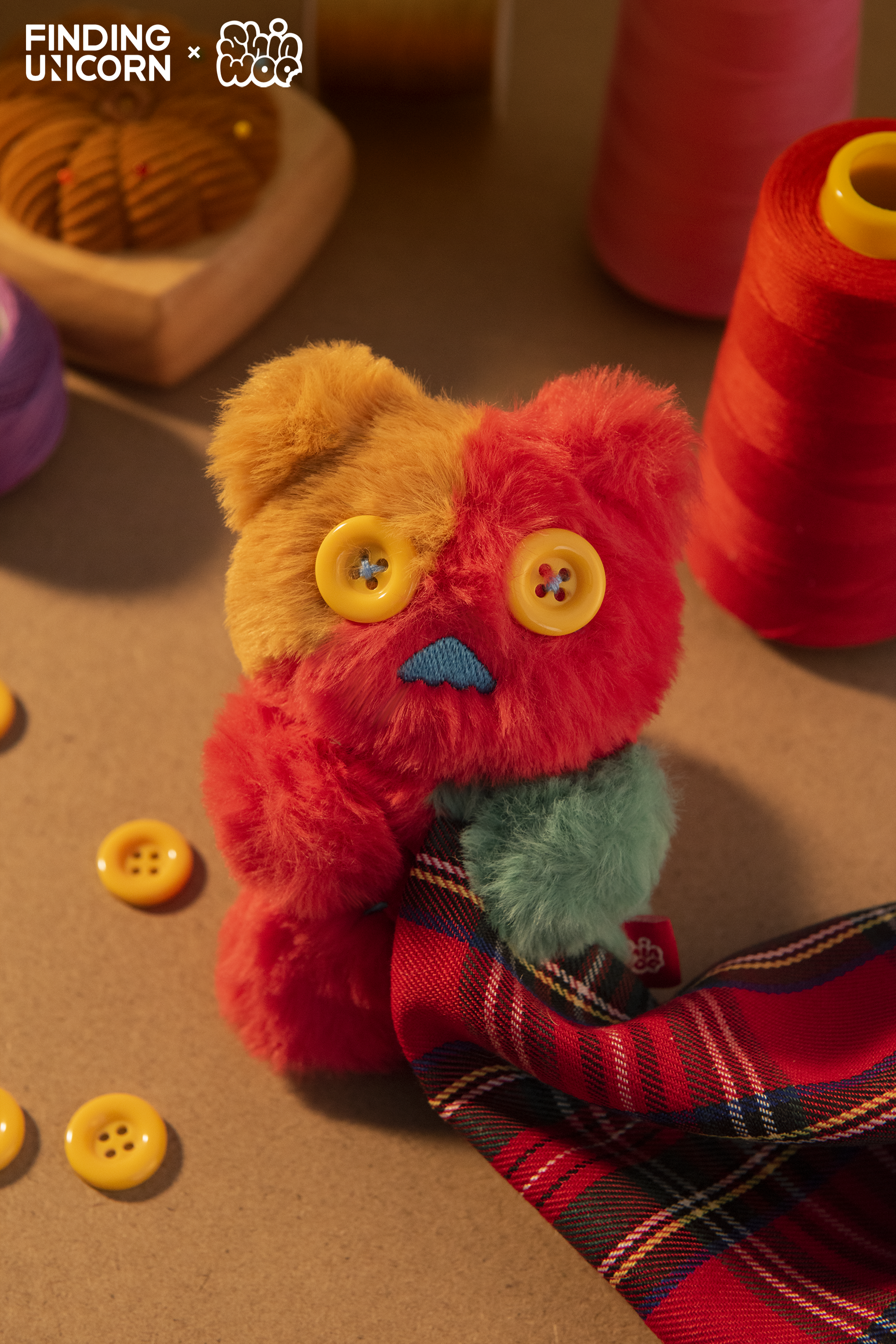 Shinwoo Cold Bear Hug Plush Blind Box Series