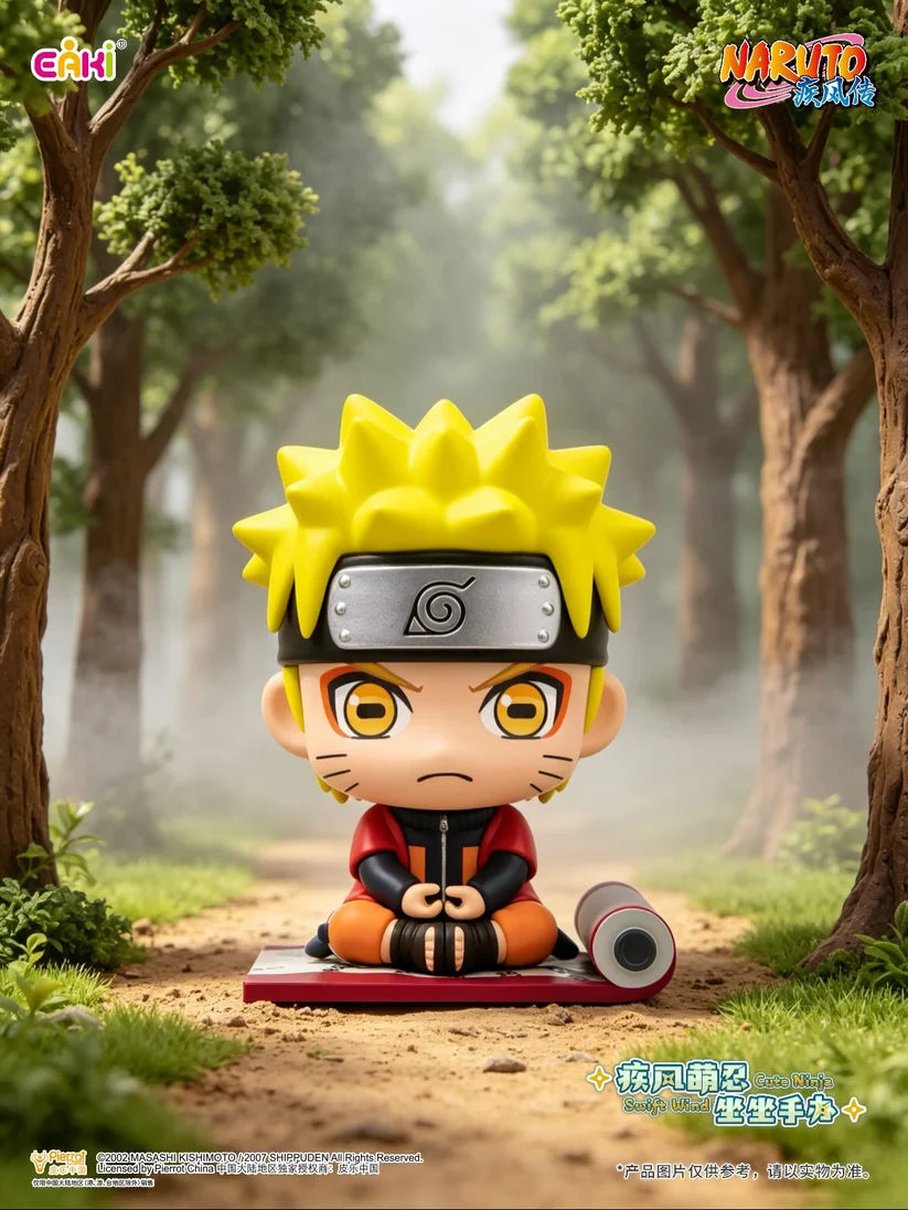 NARUTO SHIPPUDEN - Swift Wind Cute Ninja Sitting Series Figure Blind Box