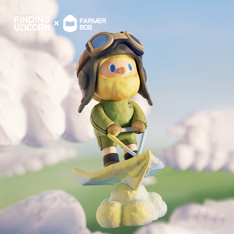 FARMER BOB FEELING YOU BLIND BOX SERIES figurine, preorder for May 2025. Features a cartoon character with a hat, part of a collectible toy series.