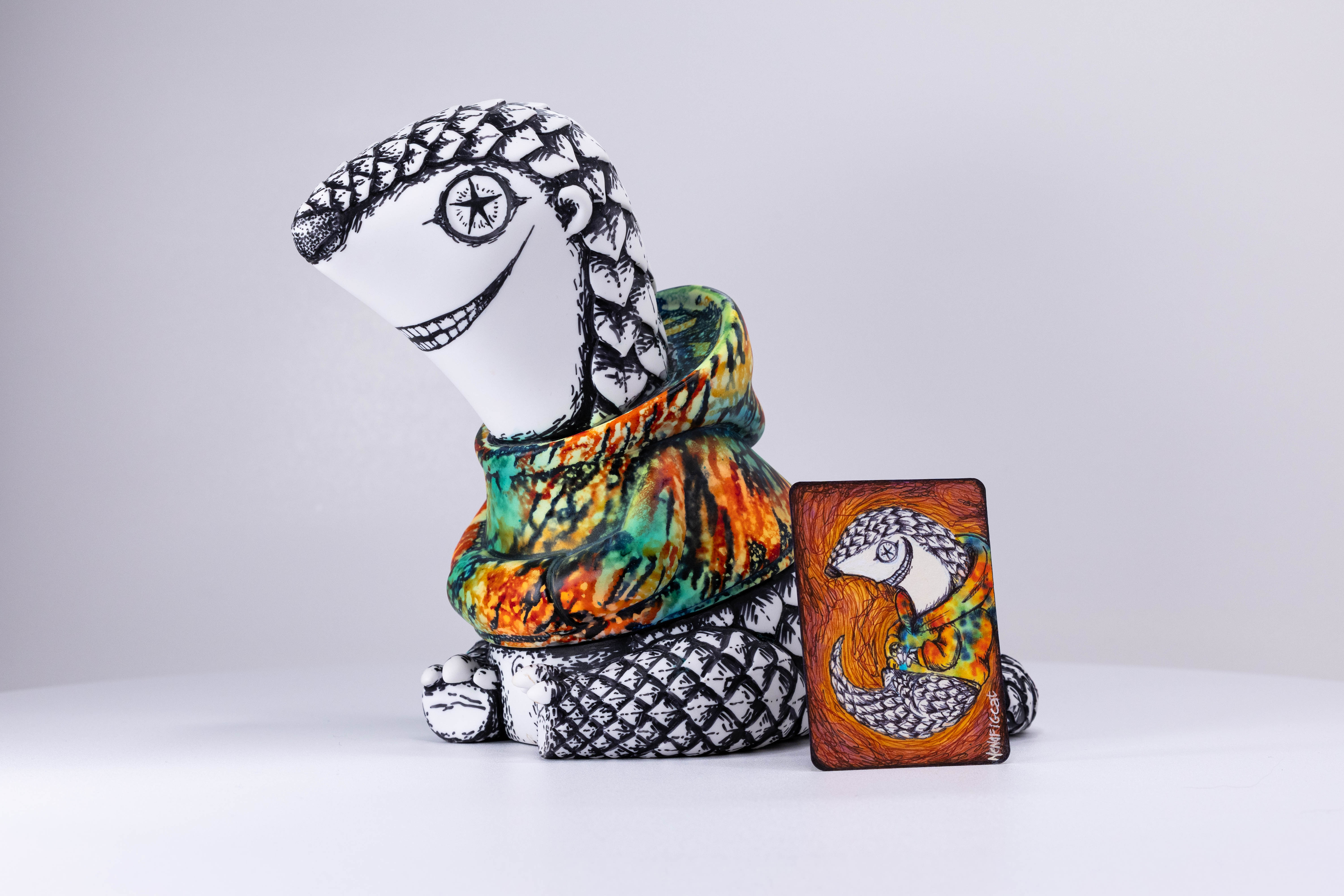Small Company BIG ART - Cosmo Opens His Eyes by FigCat (Nena Ijiomah) of Kaledios Creative