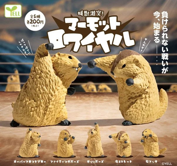 Marmot Royale Figure Gacha Series