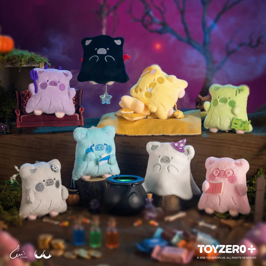 LuLu the Piggy Horror Story Series - Moody Boo Plush Keychain Blind Box - Preorder