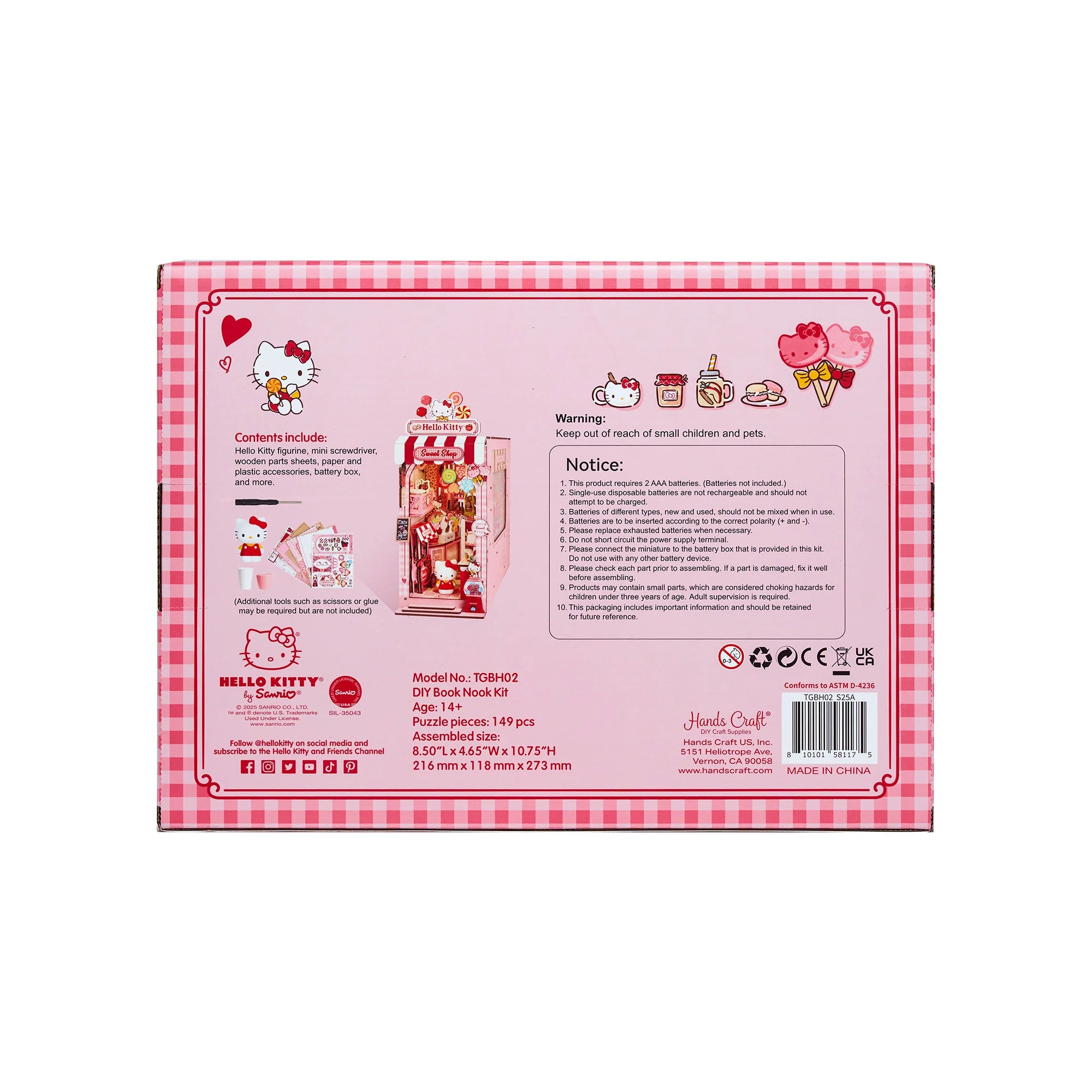 Hello Kitty® Sweet Shop Booknook