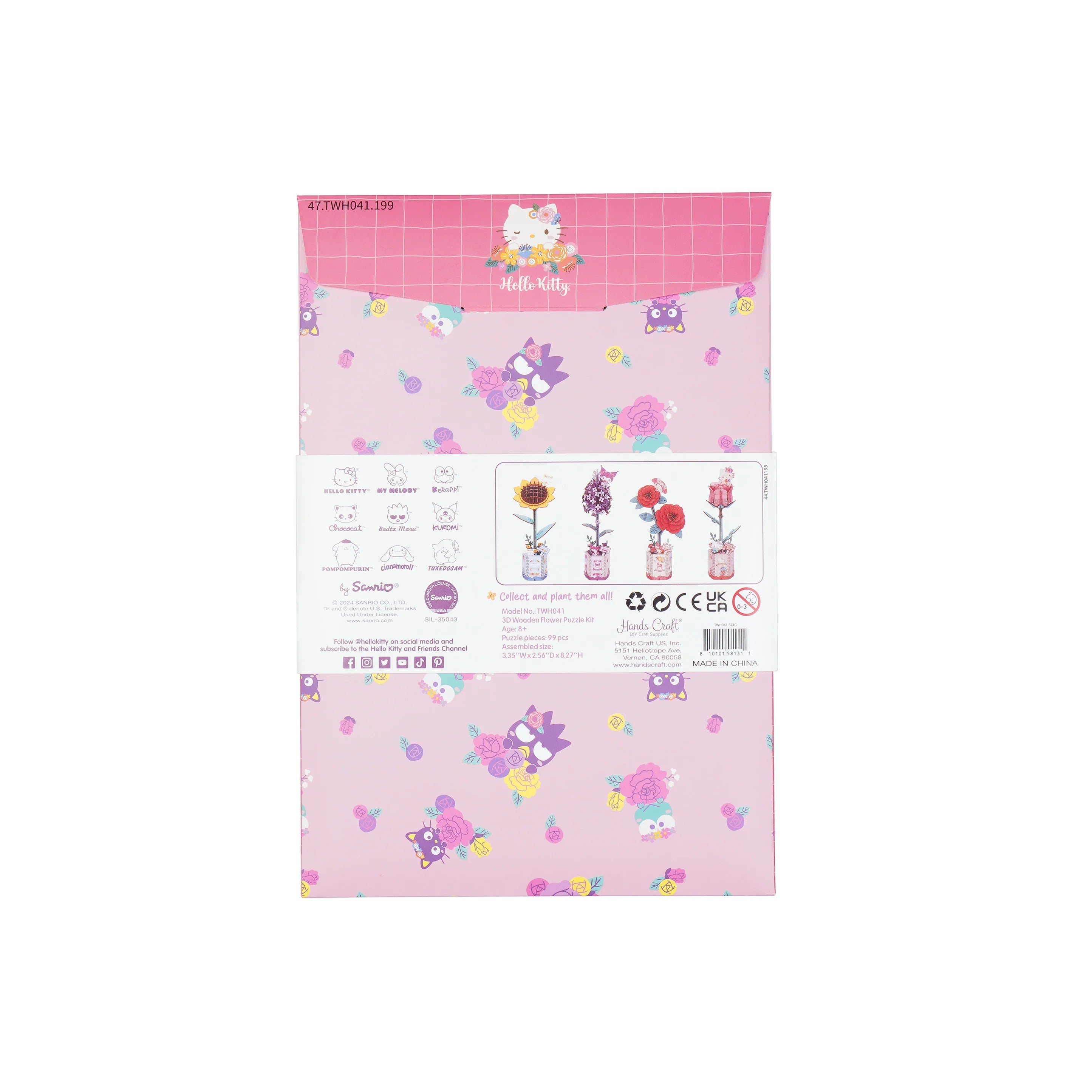 Hello Kitty® and Friends Hello Kitty Pink Rose