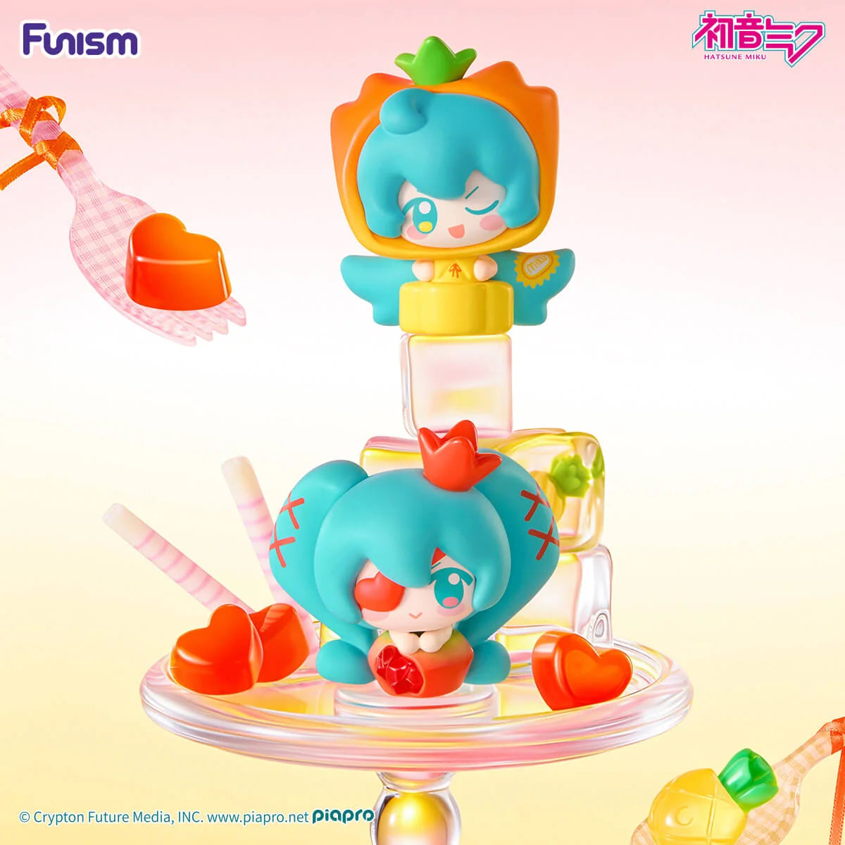 Hatsune Miku Fruit Candy Theme Qface Blind Box - Preorder