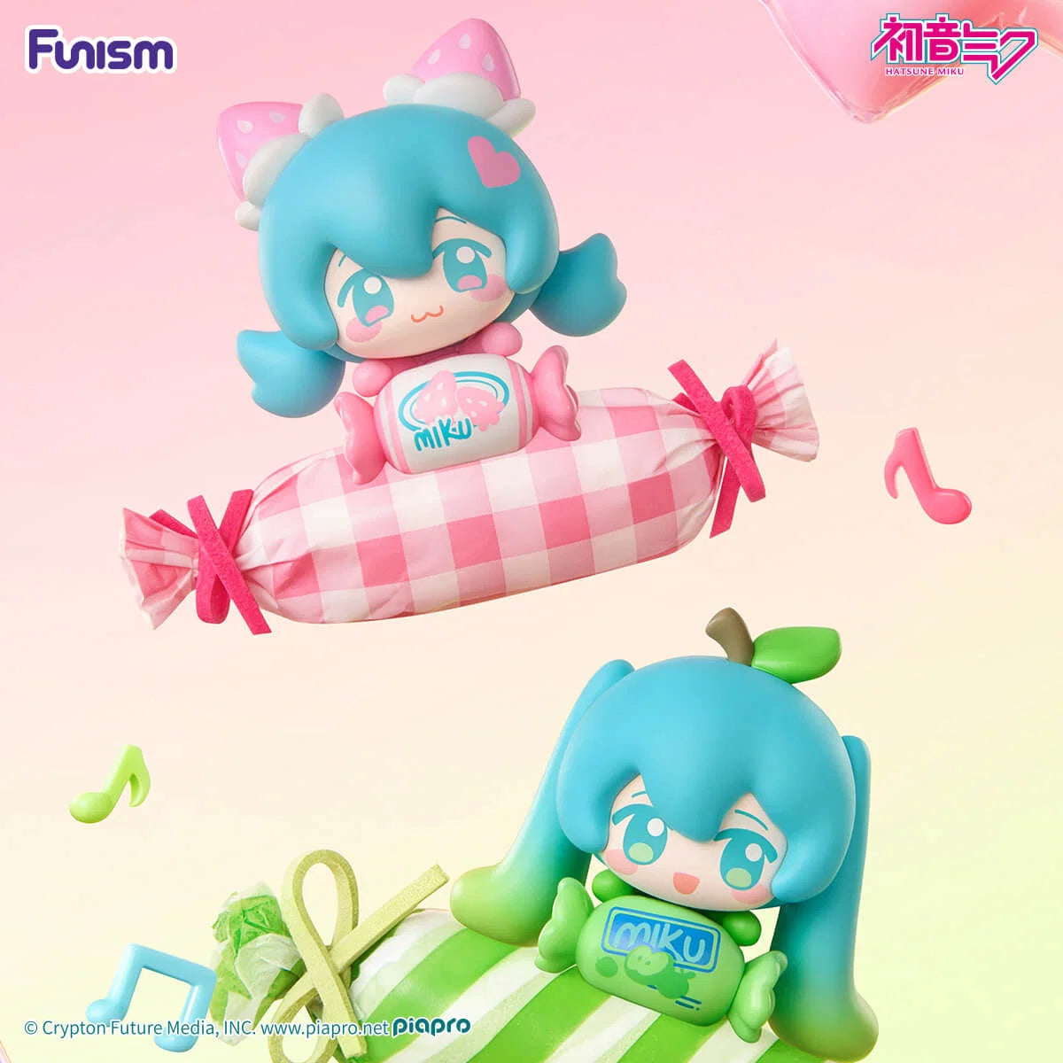 Hatsune Miku Fruit Candy Theme Qface Blind Box - Preorder