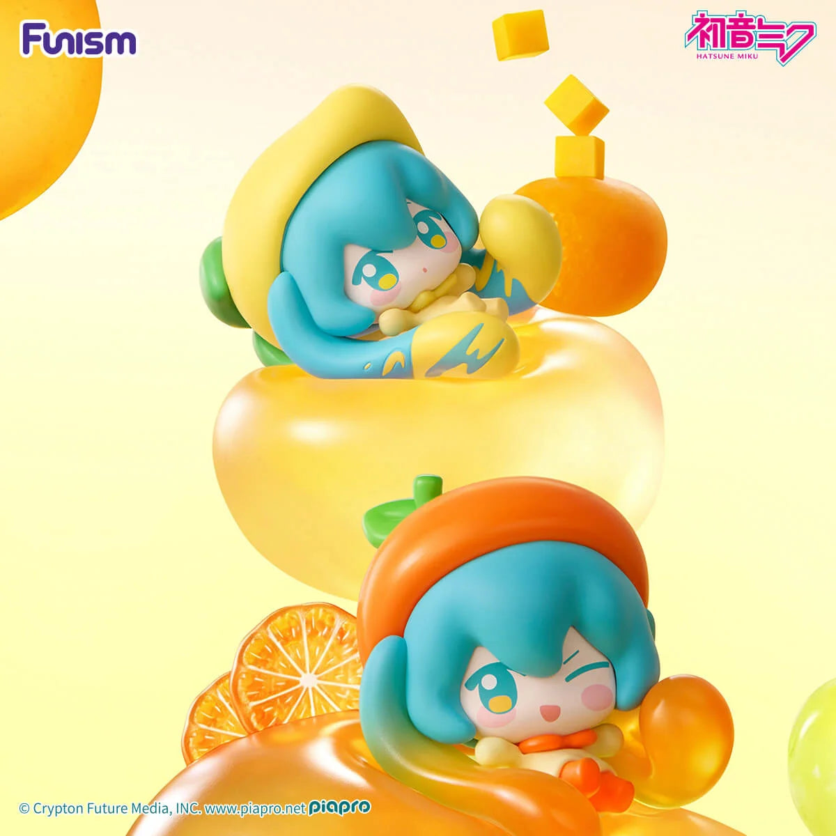 Hatsune Miku Fruit Candy Theme Qface Blind Box - Preorder
