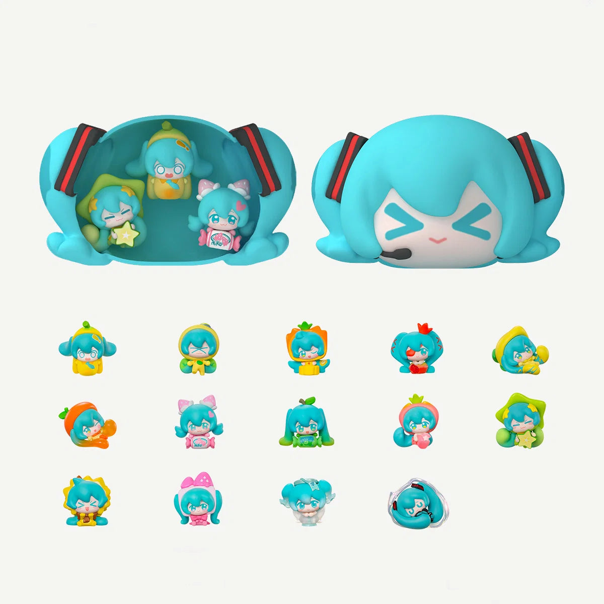 Hatsune Miku Fruit Candy Theme Qface Blind Box - Preorder