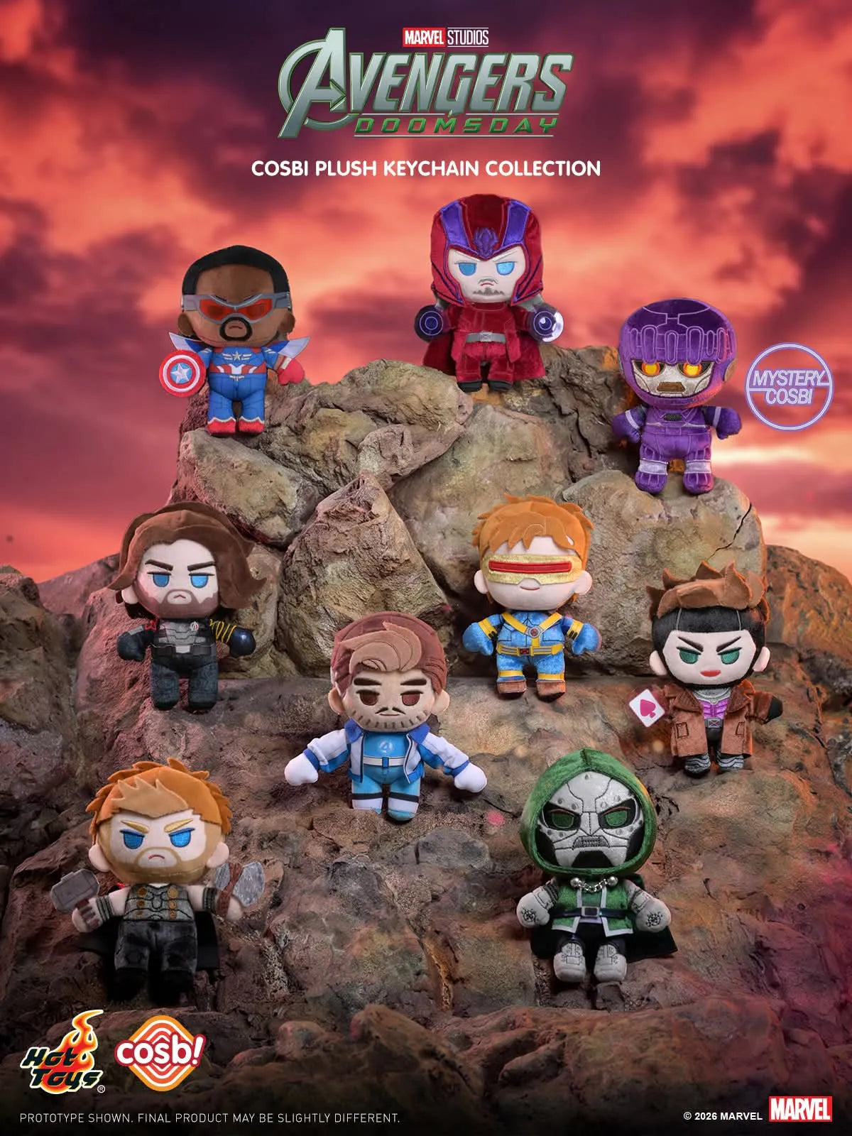 Avengers 5: Doomsday COSBI Plush Charm Blind Box - Preorder