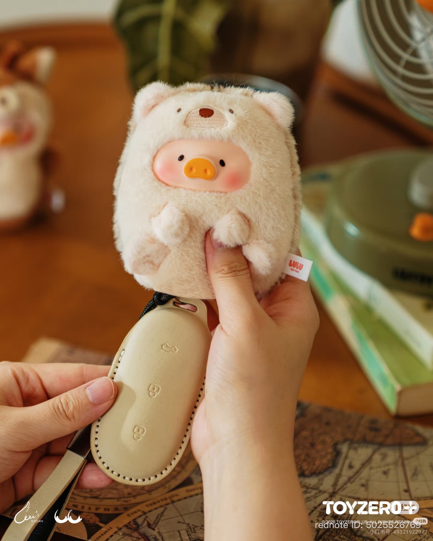 LuLu the Piggy Animal Party Vol. 2 - Cutest Butler PVC Face Plush Key Cover Keychain Blind Box - Preorder