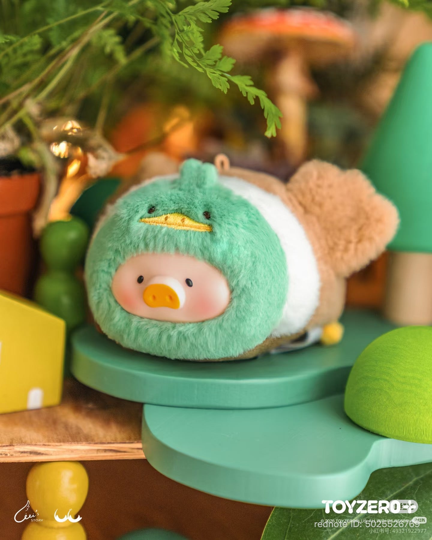 LuLu the Piggy Animal Party Vol. 2 - Stick together PVC Face Plush Keychain Blind Box - Preorder