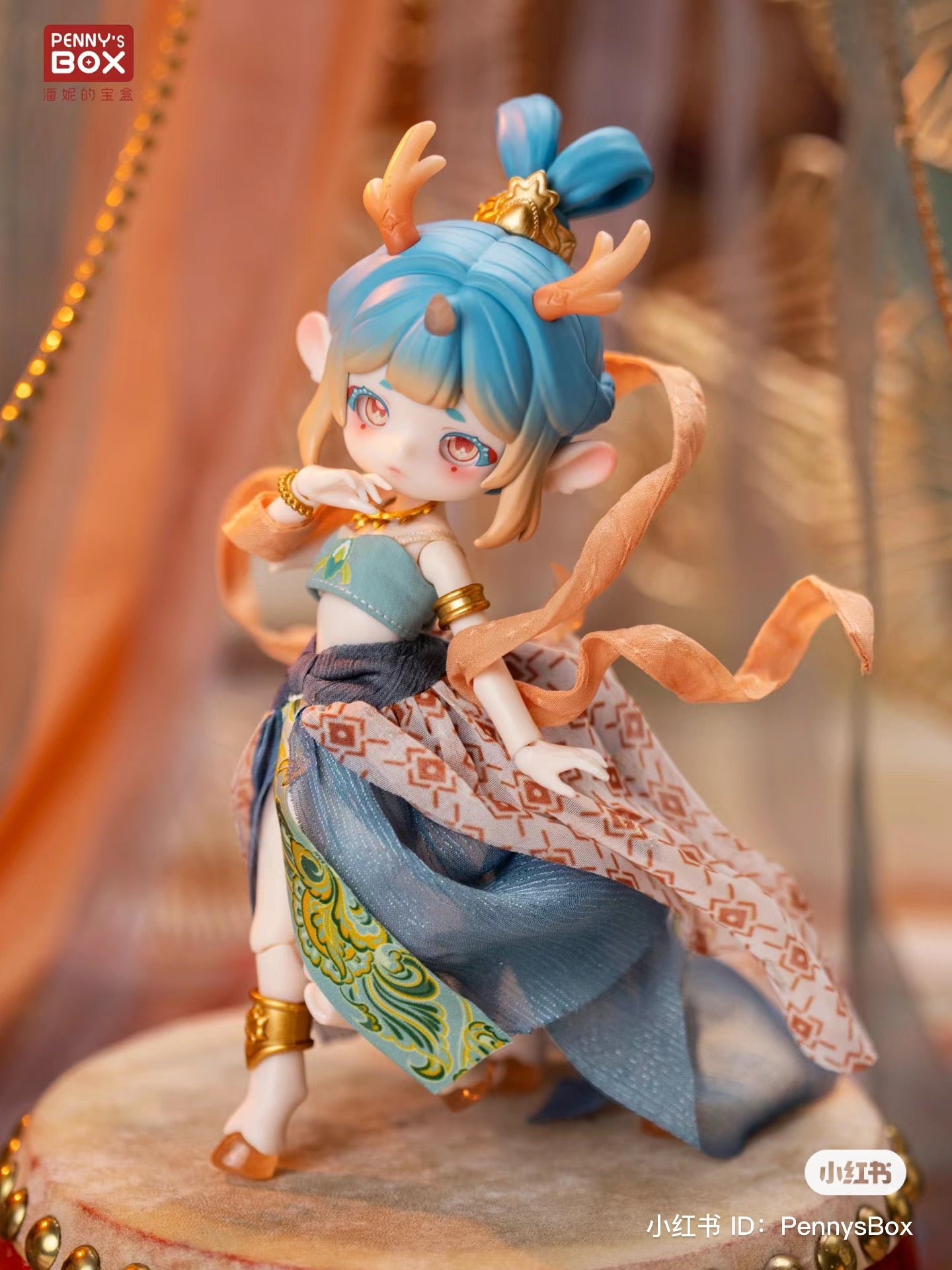 A blind box series featuring Penny Box Silk Road Souvenir BJD figurines. Includes 6 regular designs and 1 secret character. From Strangecat Toys, a blind box and art toy store.