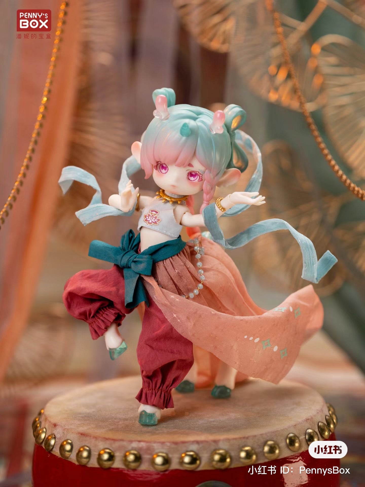 A blind box toy series featuring Penny Box Silk Road Souvenir BJD figurines. Includes 6 regular designs and 1 secret. Sold at Strangecat Toys.