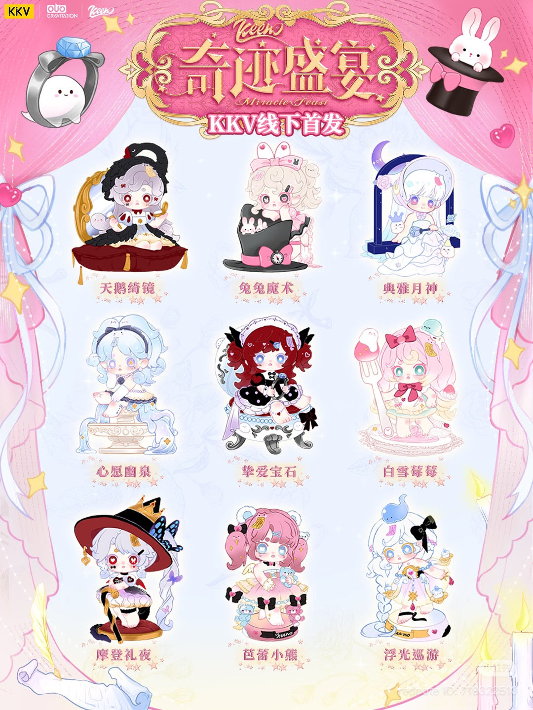 KEENO Miracle Feast Series Blind Box - Preorder