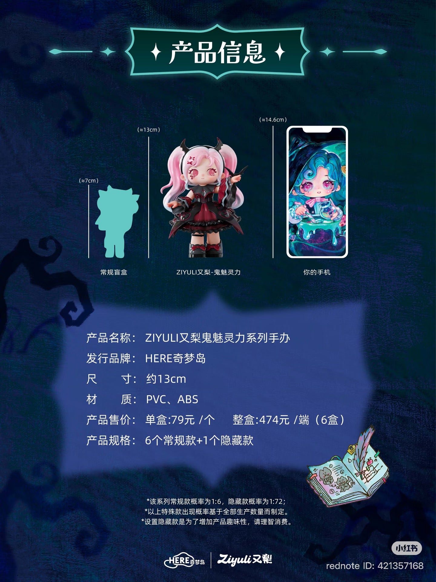 ZIYULI Ghostly Spirit Power Blind Box Series