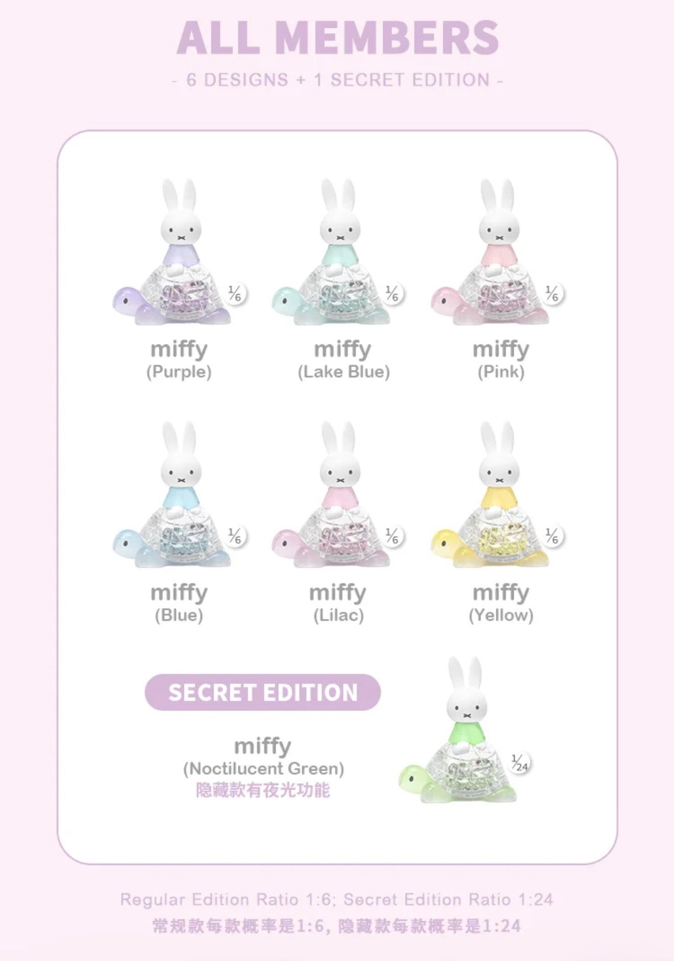 Miffy Turtle Blind Box Series