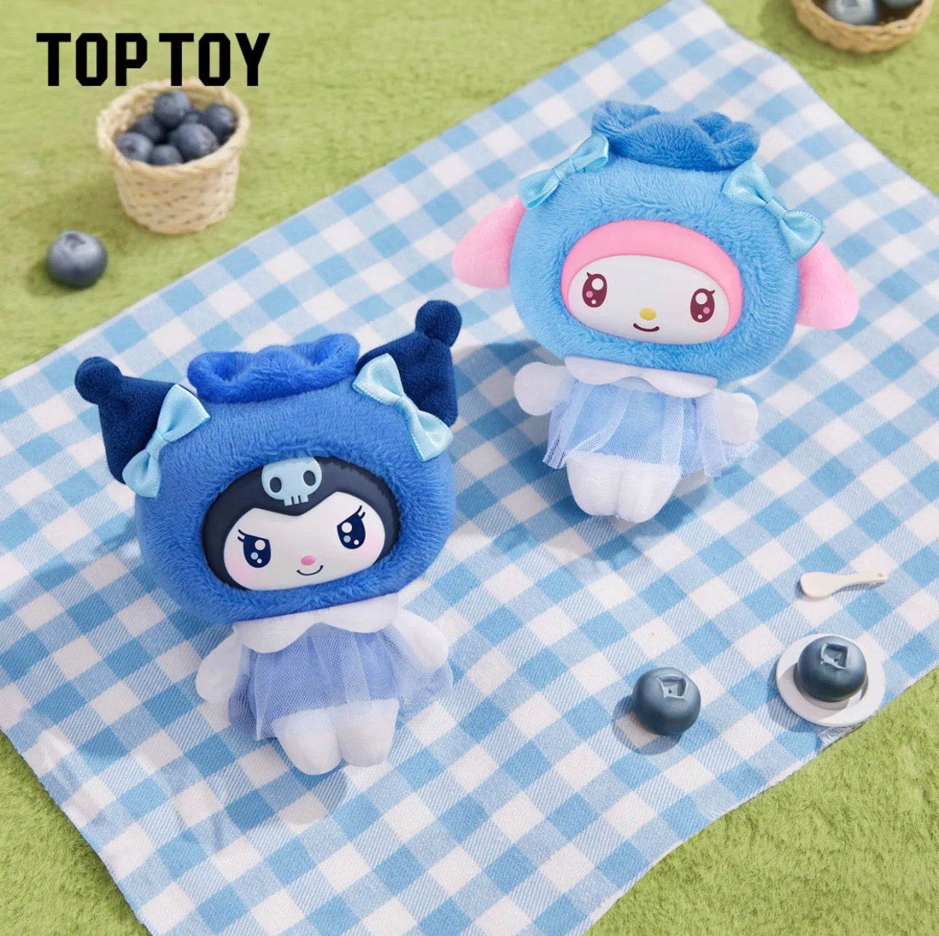Sanrio Characters Fruit & Vegetables Plush Keychain Blind Box