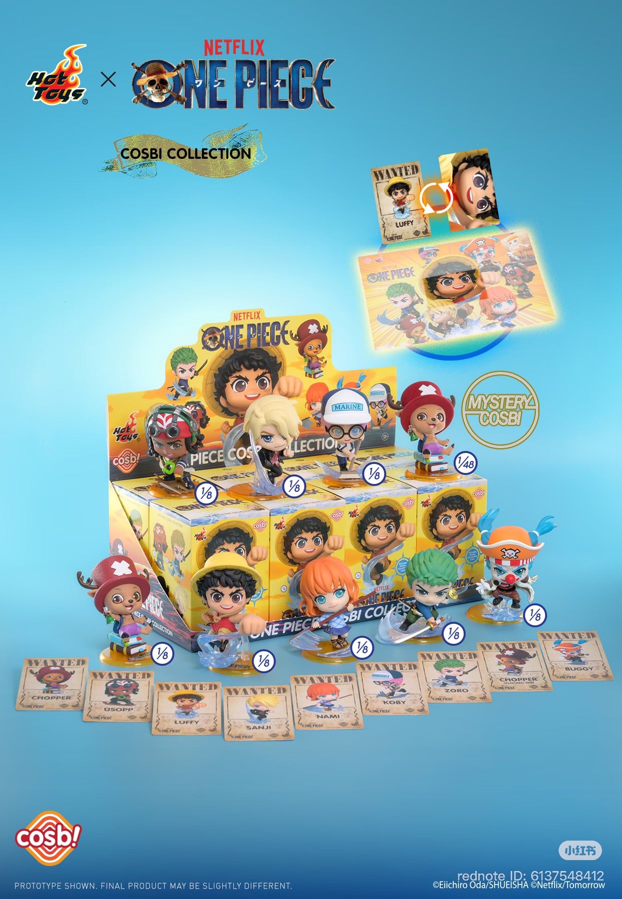 One Piece COSBI Collection Blind Box Series - Preorder