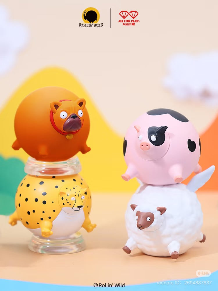 The chubby animal world of stacking fun Blind Box Series - Preorder, featuring 12 unique designs and a secret variant, available for July 2025 shipping.