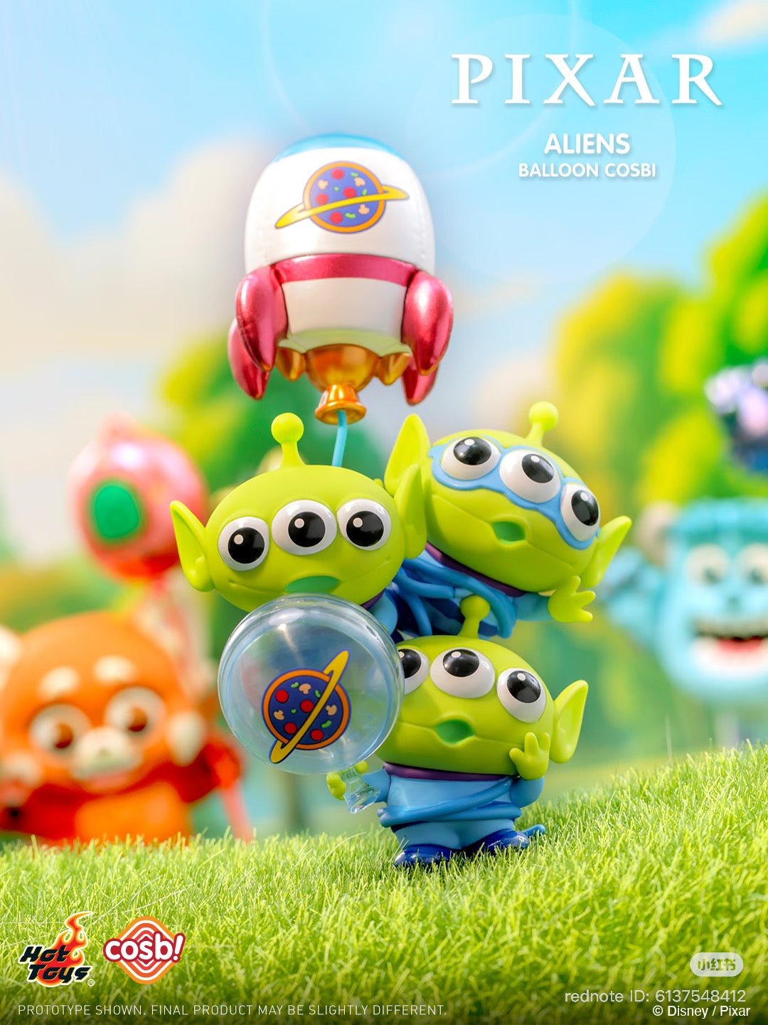Pixar Balloon Series COSBI Mini Figure Blind Box