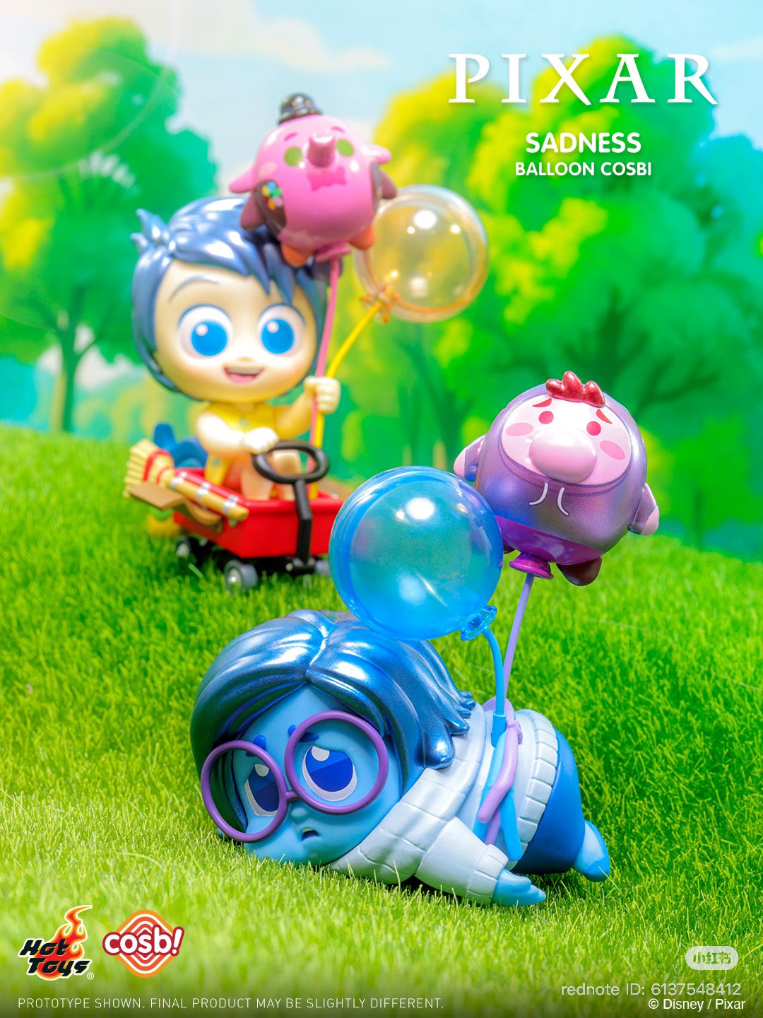 Pixar Balloon Series COSBI Mini Figure Blind Box