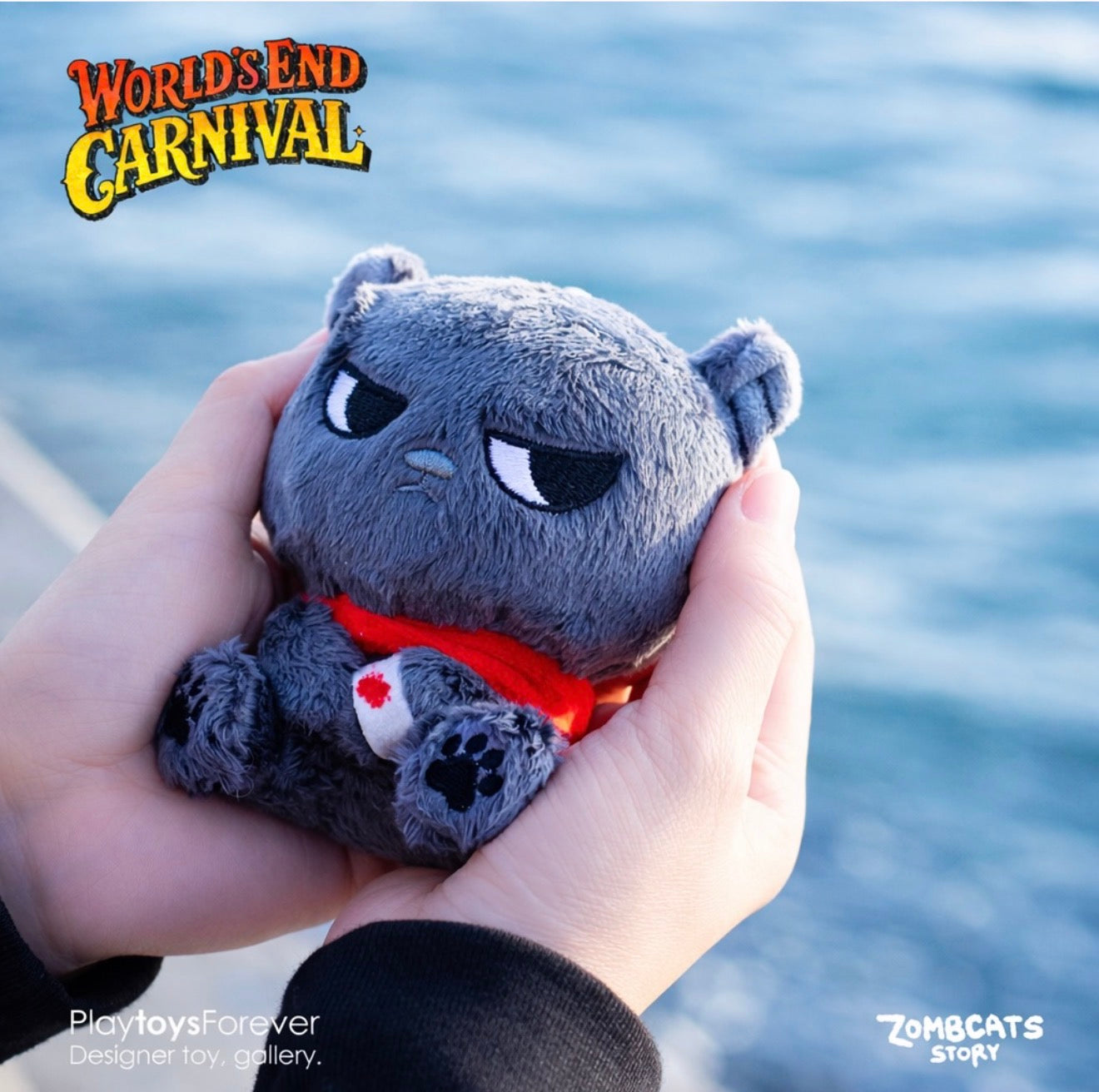 Zombcats Story - Sumi - Plush Keychain