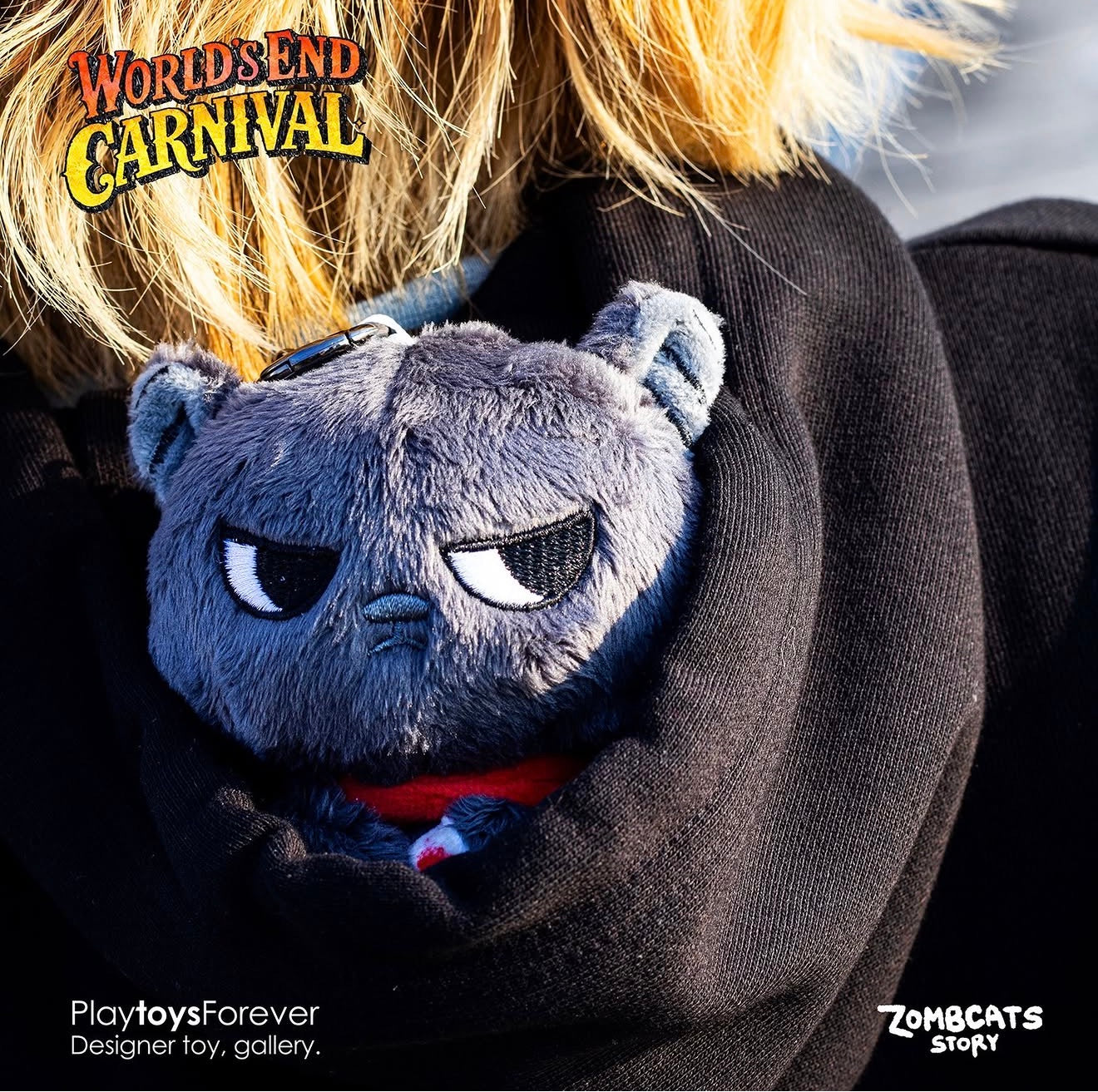 Zombcats Story - Sumi - Plush Keychain