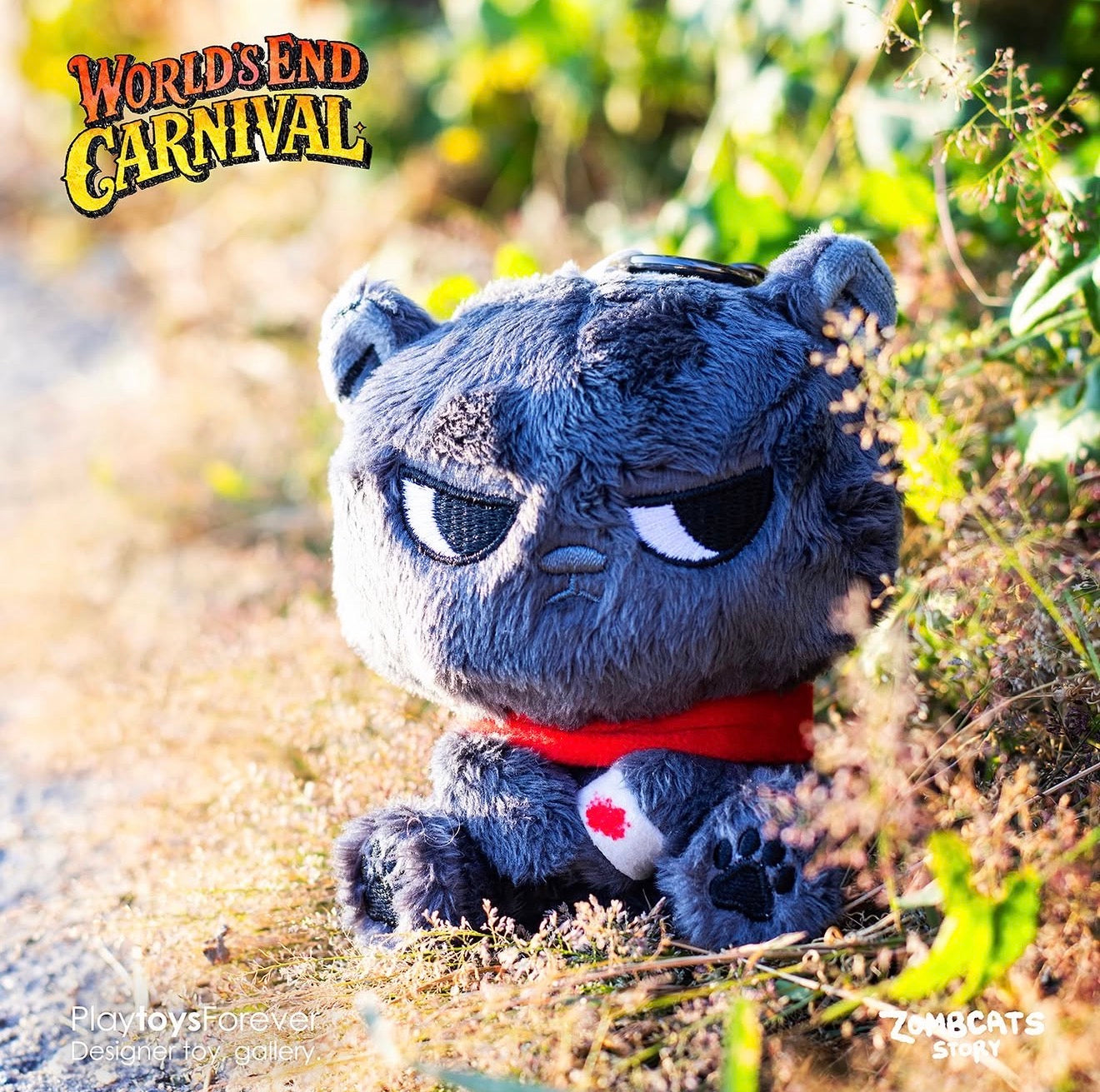 Zombcats Story - Sumi - Plush Keychain