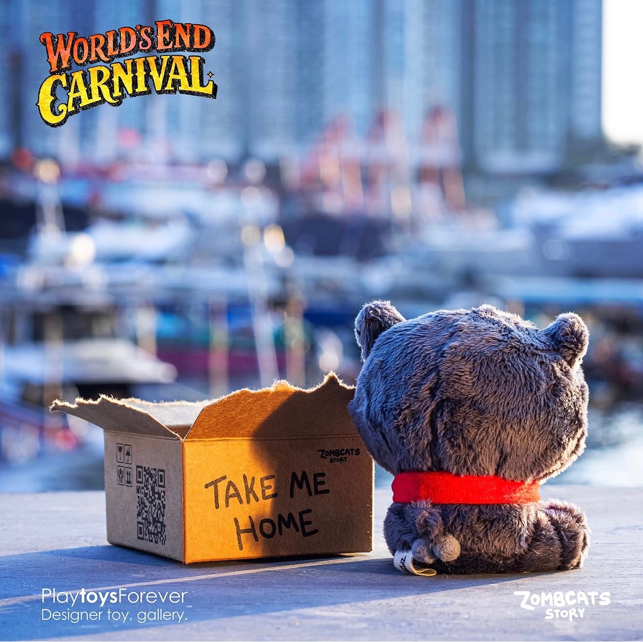 Zombcats Story - Sumi - Plush Keychain