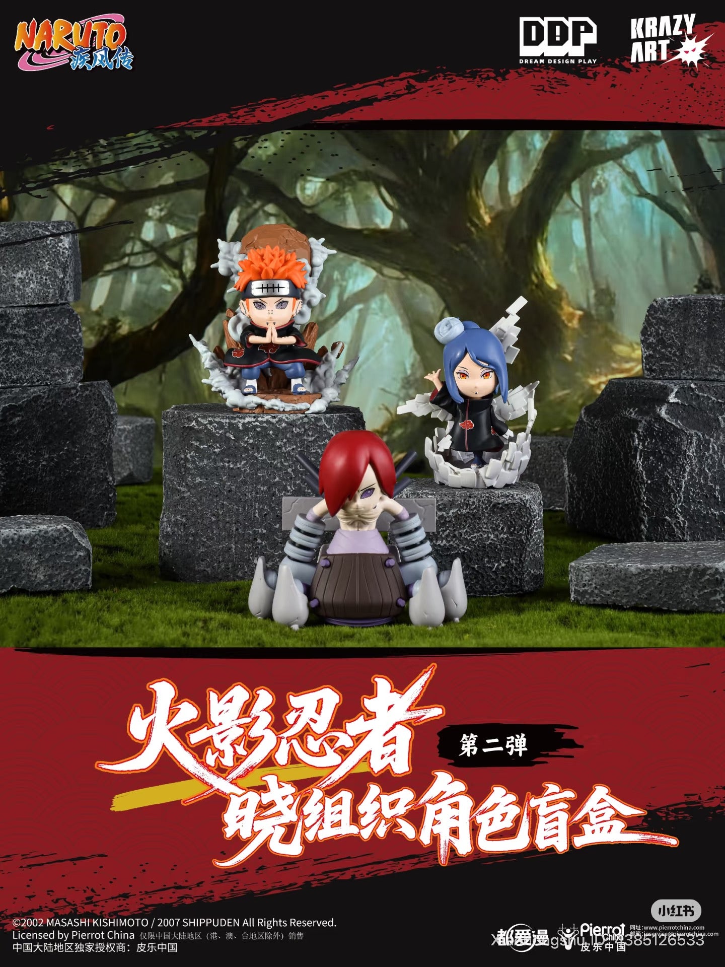 Naruto: Akatsuki Organization Character Vol 2. Blind Box