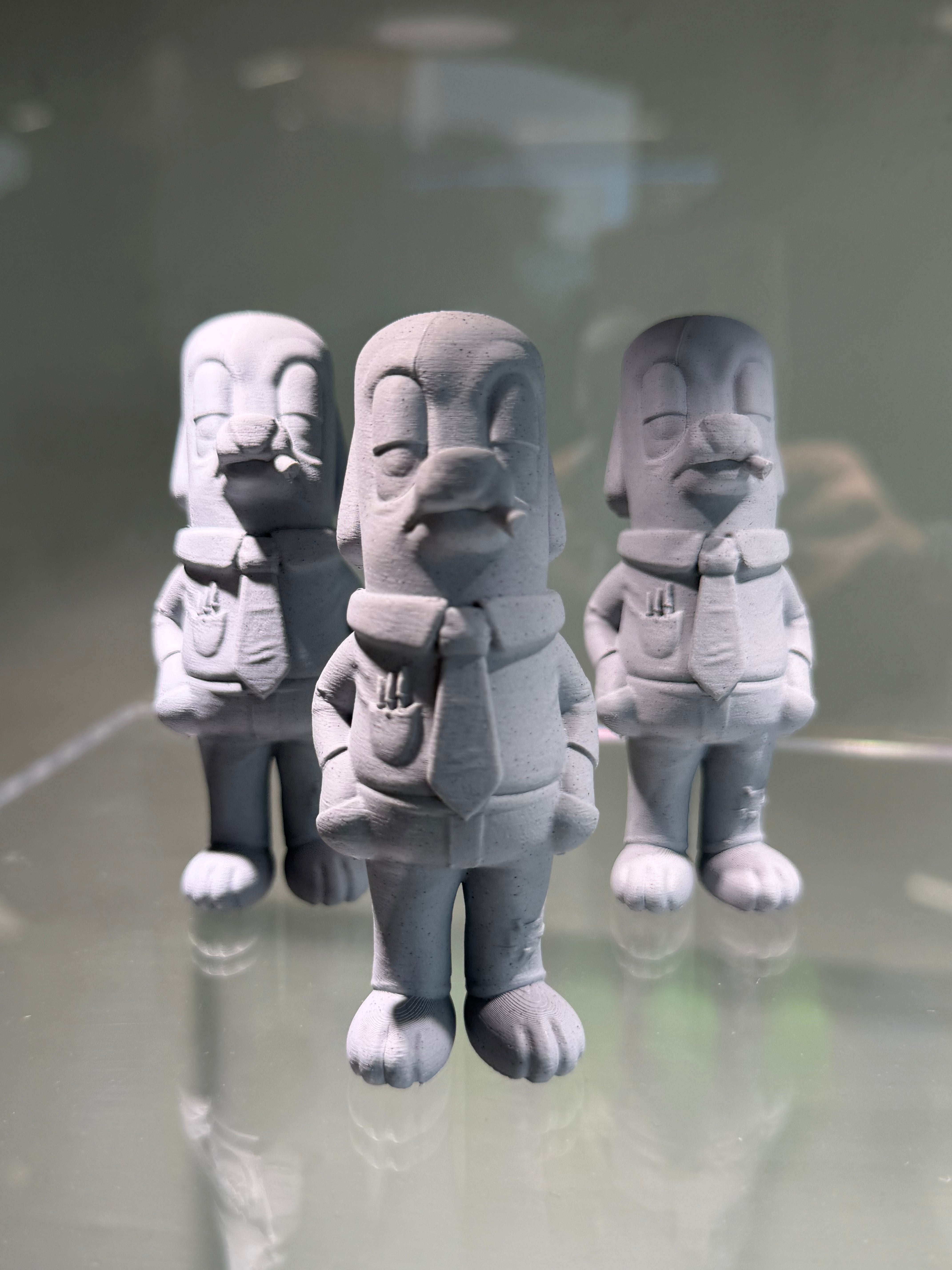Coffee & Cigarets - Work Dogs in Concrete by Vincent Scala