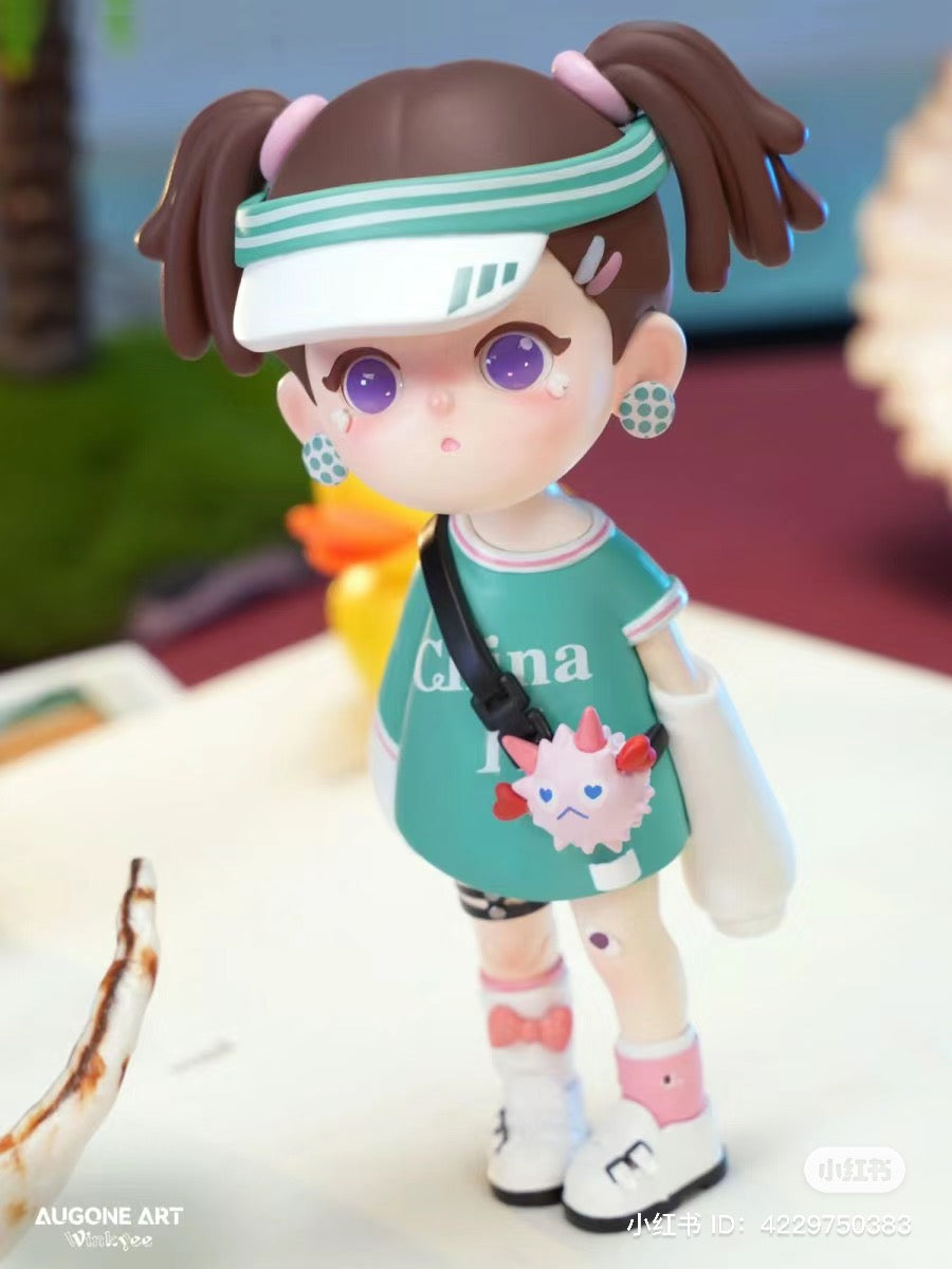 A toy figurine from Hello Winkyee! Shining Blind Box Series, preorder for April 2024.