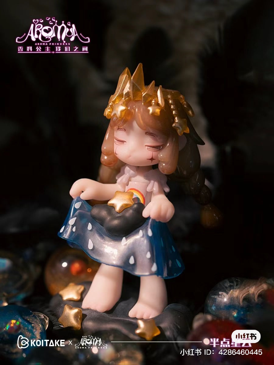A blind box series featuring Aroma Princess Between Us figurines. Includes 9 regular designs and 2 secrets. Available at Strangecat Toys.