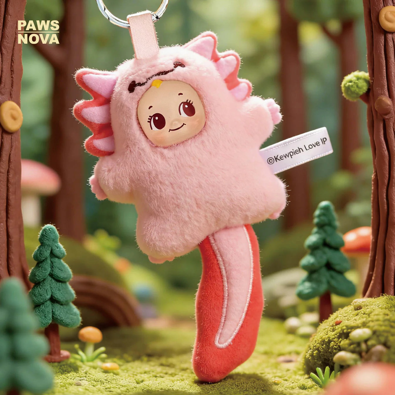 Kewpish Love Animal Series Plush Keychain Blind Box