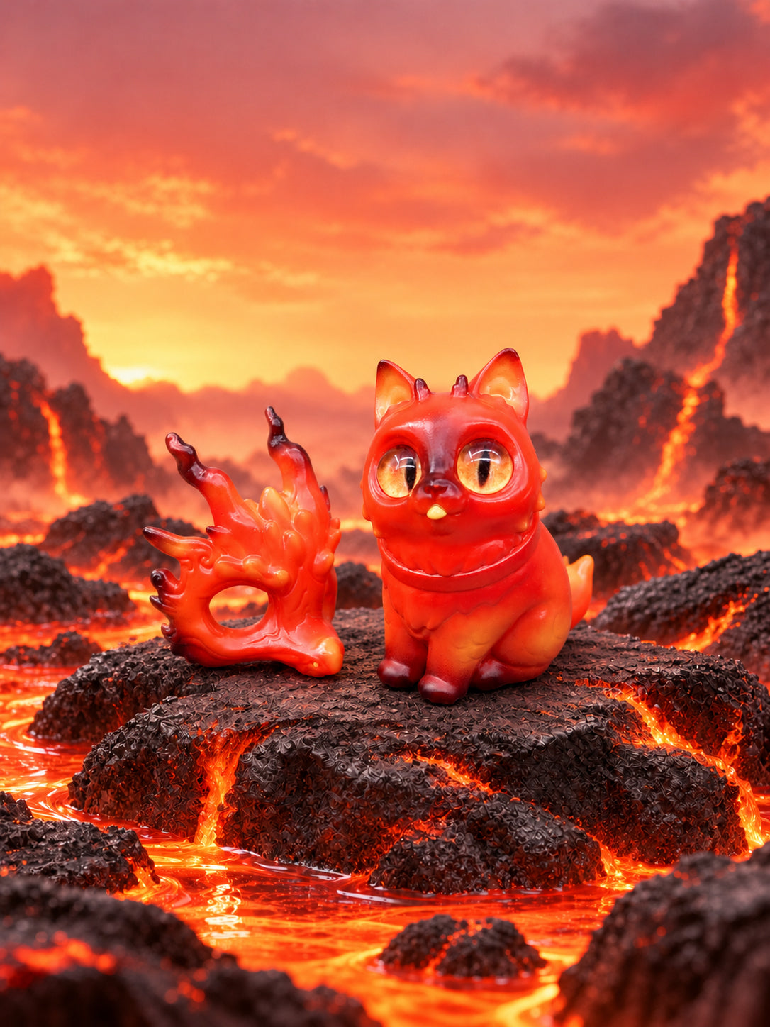 Lava Loong Cat by HOTRU - Preorder