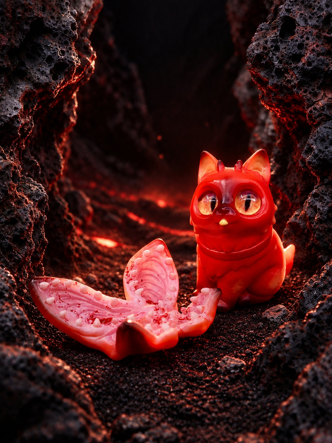 Lava Rift Loong Cat by HOTRU - Preorder