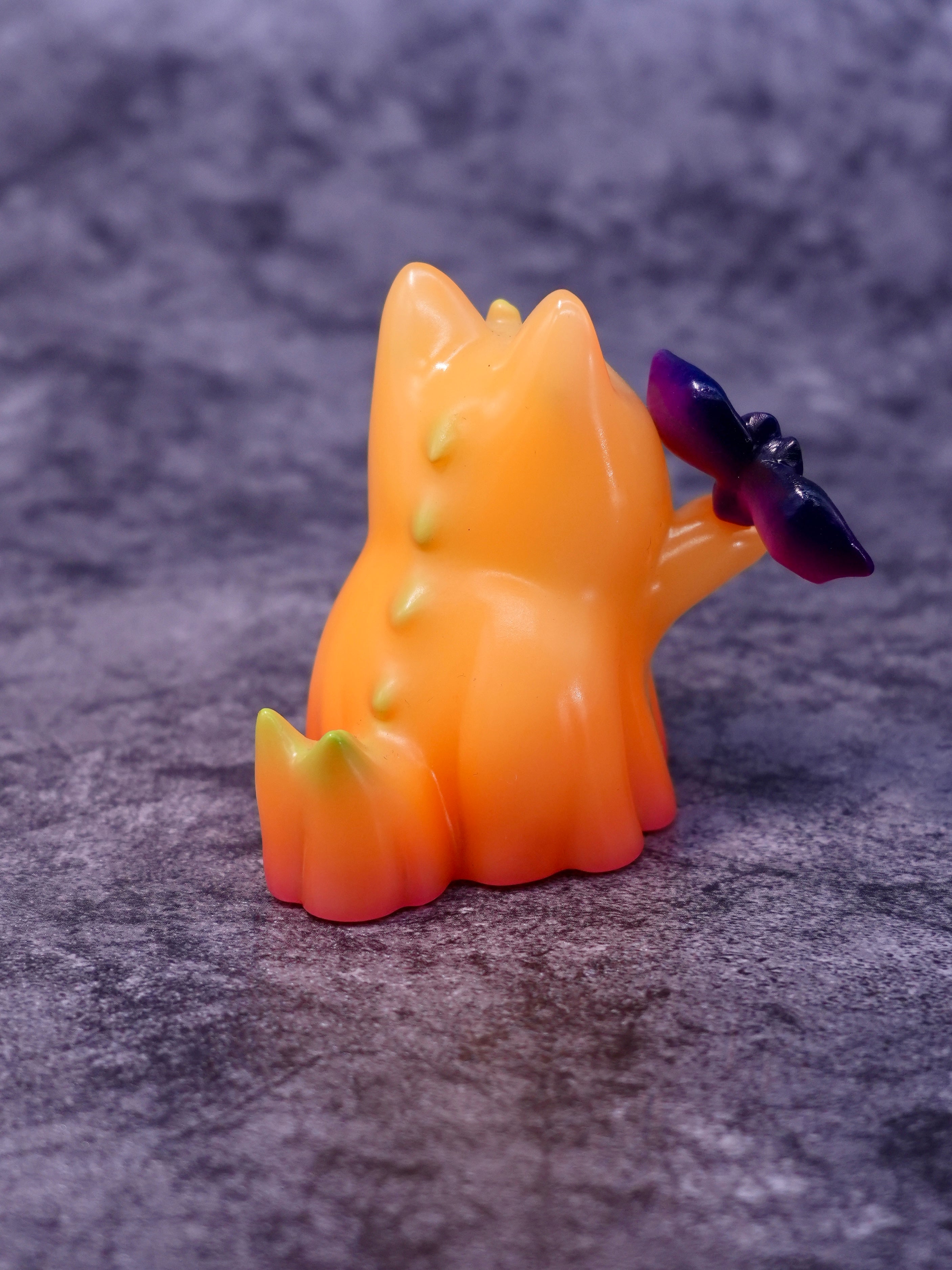 Luminescent Pumpkin Ghost Cat by HOTRU