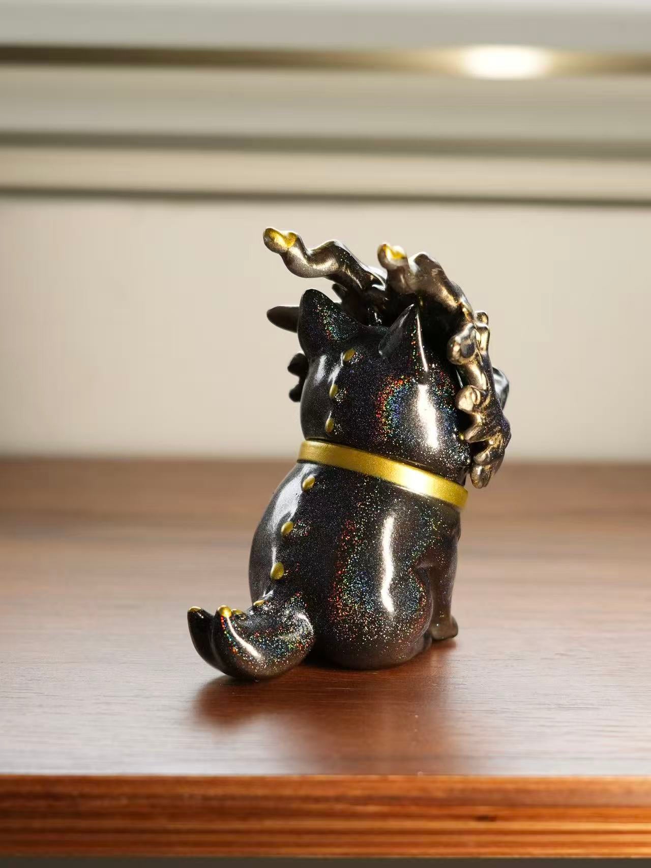 Multicolor Black Gold Loong by HOTRU