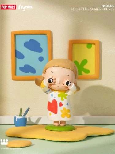 Alt text: Nyota's Fluffy Life Blind Box Series - Preorder featuring a cartoon figurine of a girl.