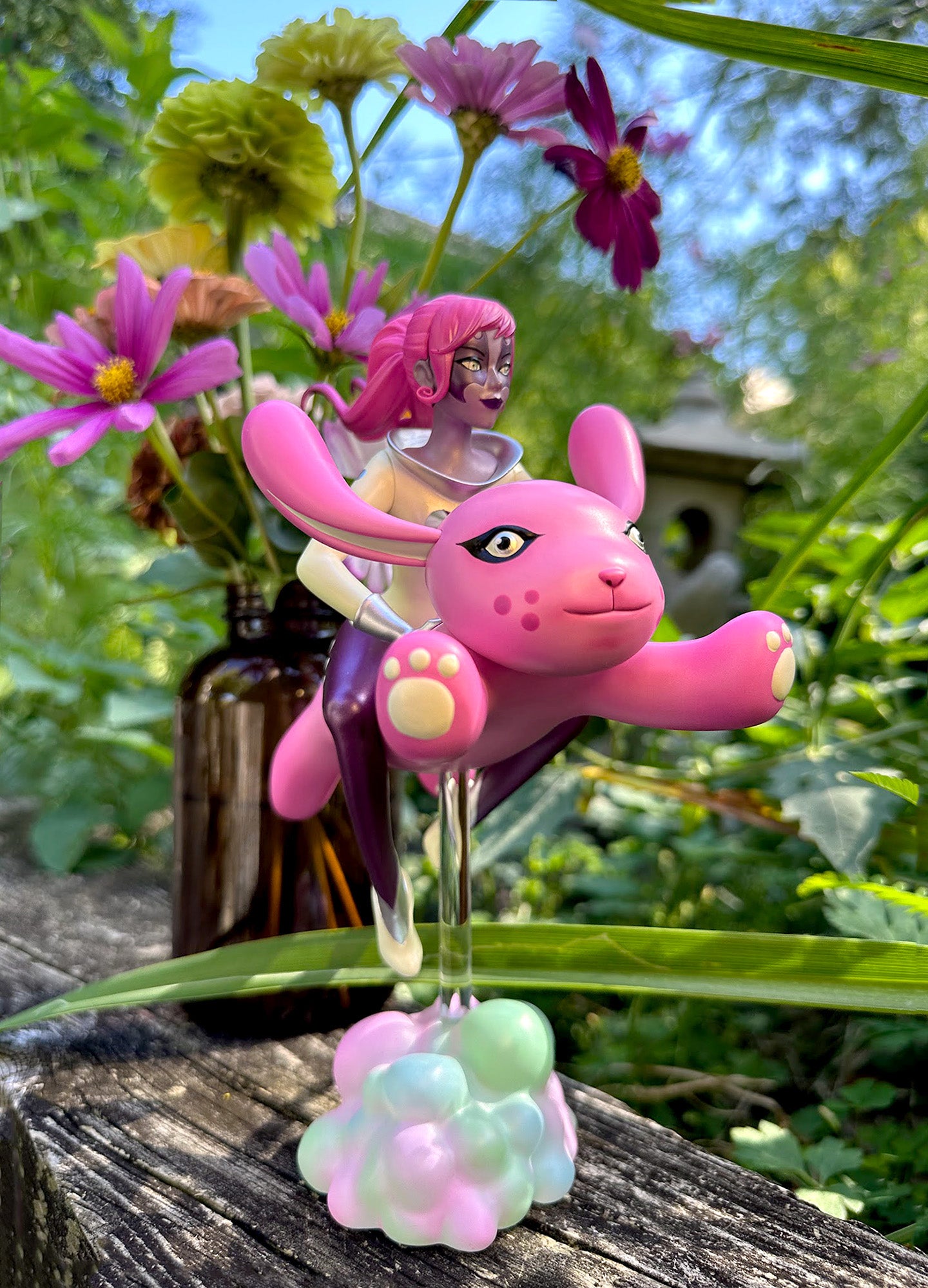 The Bunny Rider: Cosmic Pink by Tara McPherson