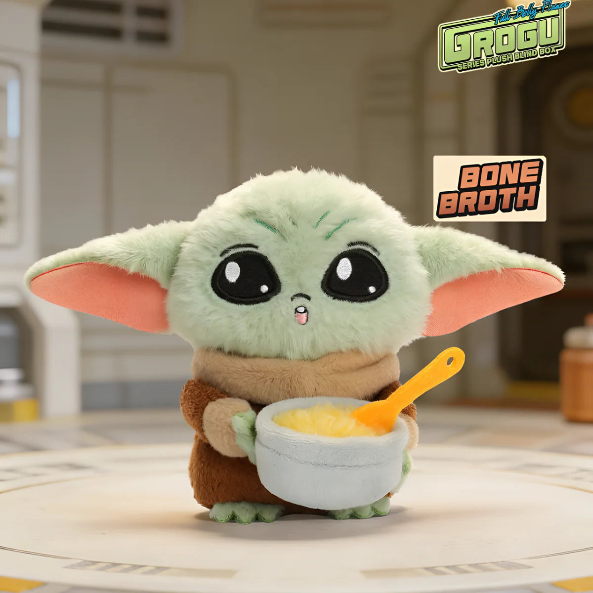 Grogu Chubby Planet Series Plush Keychain Blind Box - Preorder