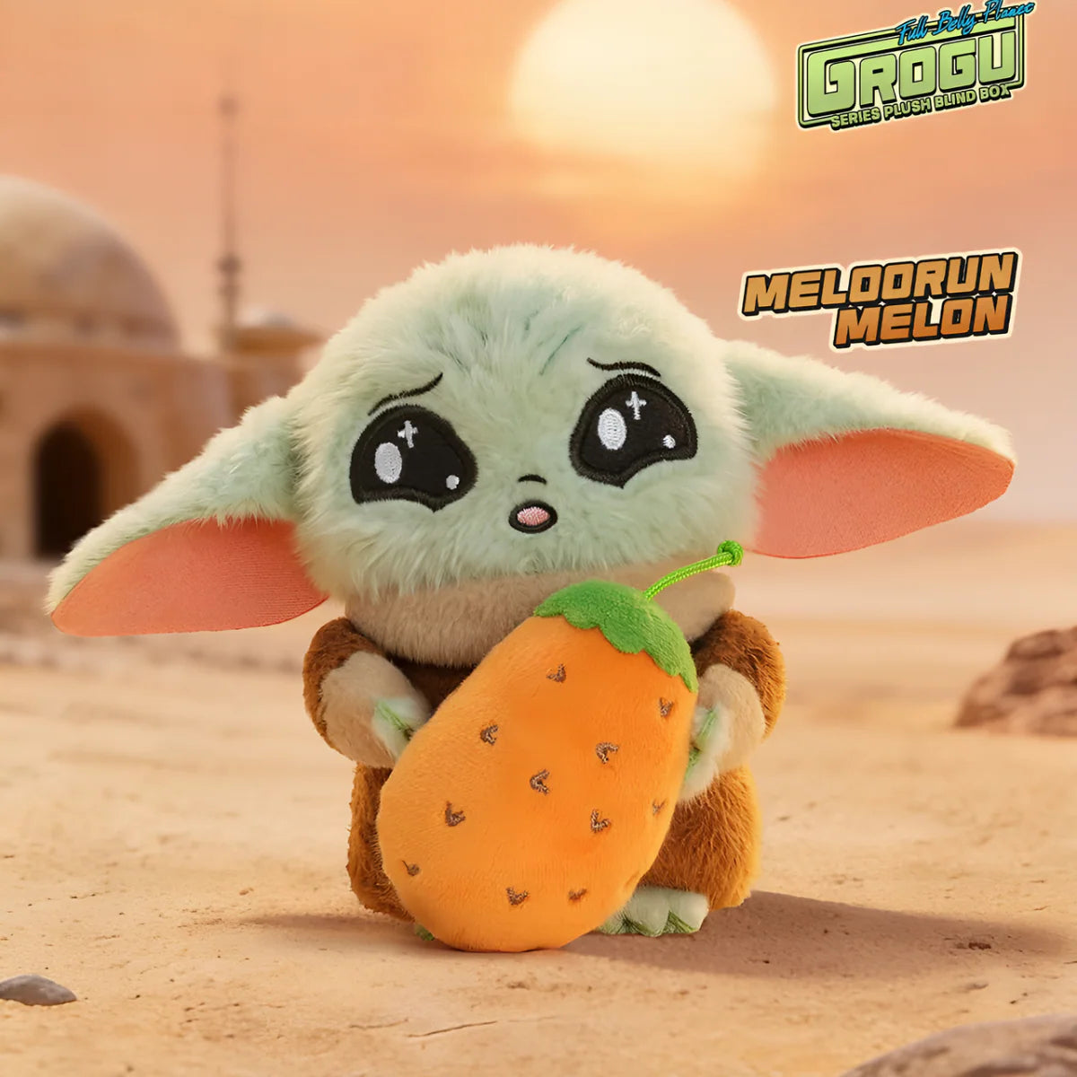 Grogu Chubby Planet Series Plush Keychain Blind Box - Preorder