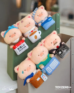 LuLu the Piggy - Office - My Workplace Partners Monitor Plush Keychain