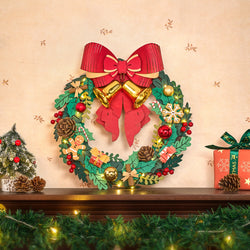 2024 christmas wreath① Rolife 3D Wooden Puzzle - Christmas Wreath TGL04