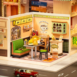 Rolife Super Creator Miniature House - Hong Kong Bites Cafe DW021