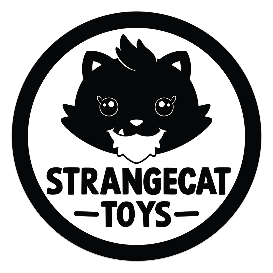 Strangecat Toys door sign